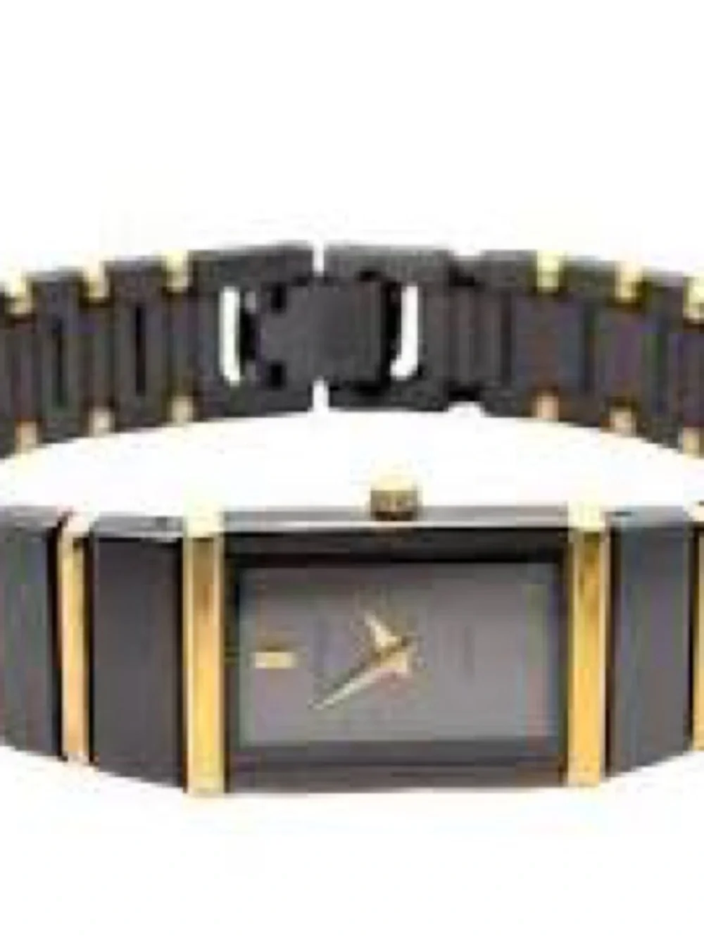 Seiko Black and Gold Ladies Bracelet Watch
